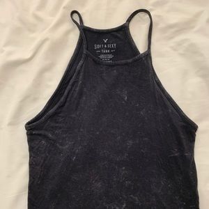 Soft and Sexy marbled gray tank